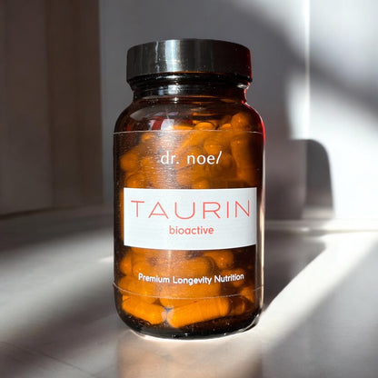 TAURIN, bioactive, Premium Longevity Nutrition.